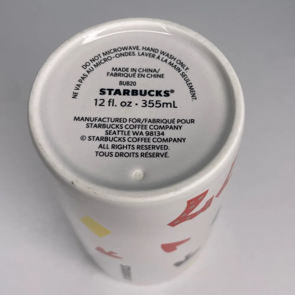 Starbucks Las Vegas Ceramic Travel Tumbler  with Lid